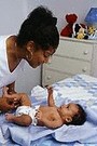 mother with infant
