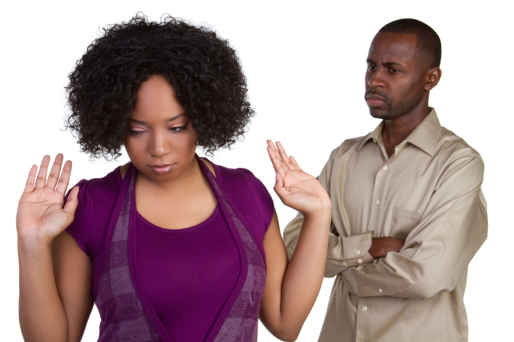 angry couple