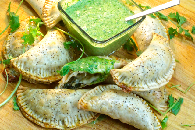 chicken spinach empenadas