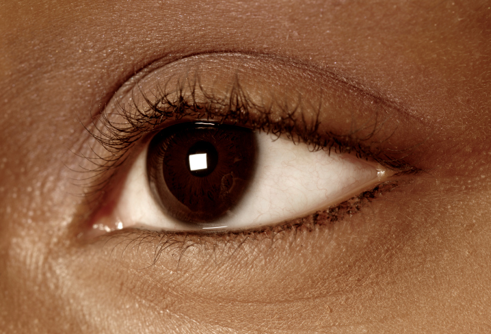 woman's eye closeup