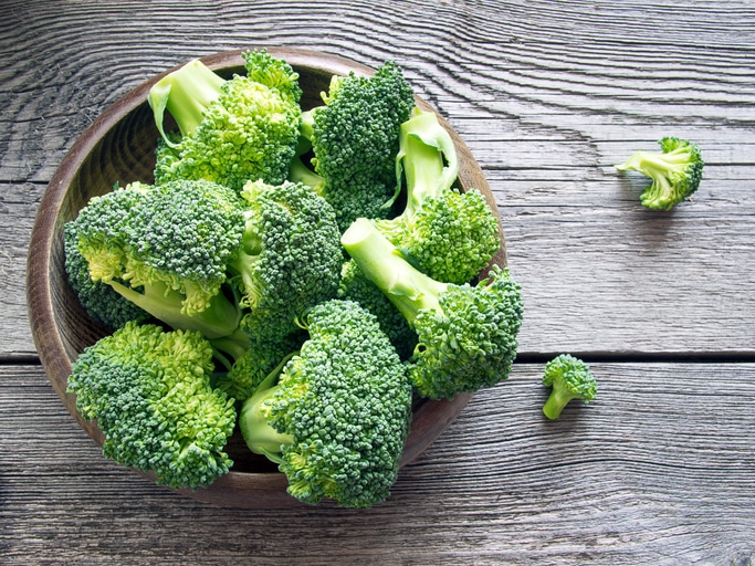 raw broccoli