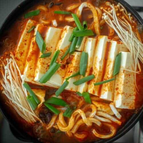 Easy & Hi-Protein Vegan Kimchi Jjigae Reigns Supreme. 16 Hero Image of Vegan Kimchi Jjigae
