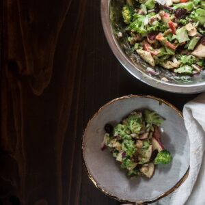 Broccoli and Apple Salad. 5