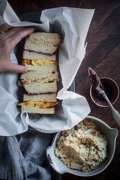 The BEST Apple Cheddar Vegan Grilled Cheese Sandwich. 29