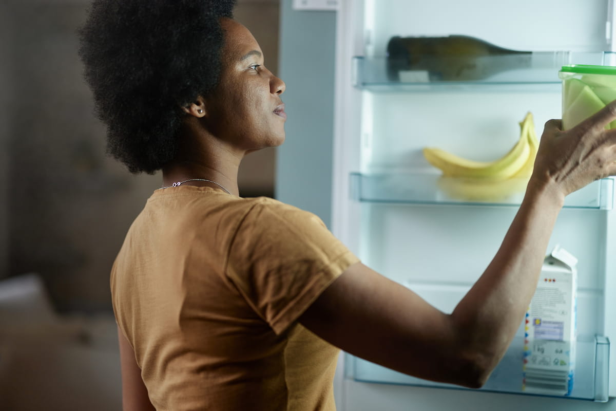 expired food, fridge
