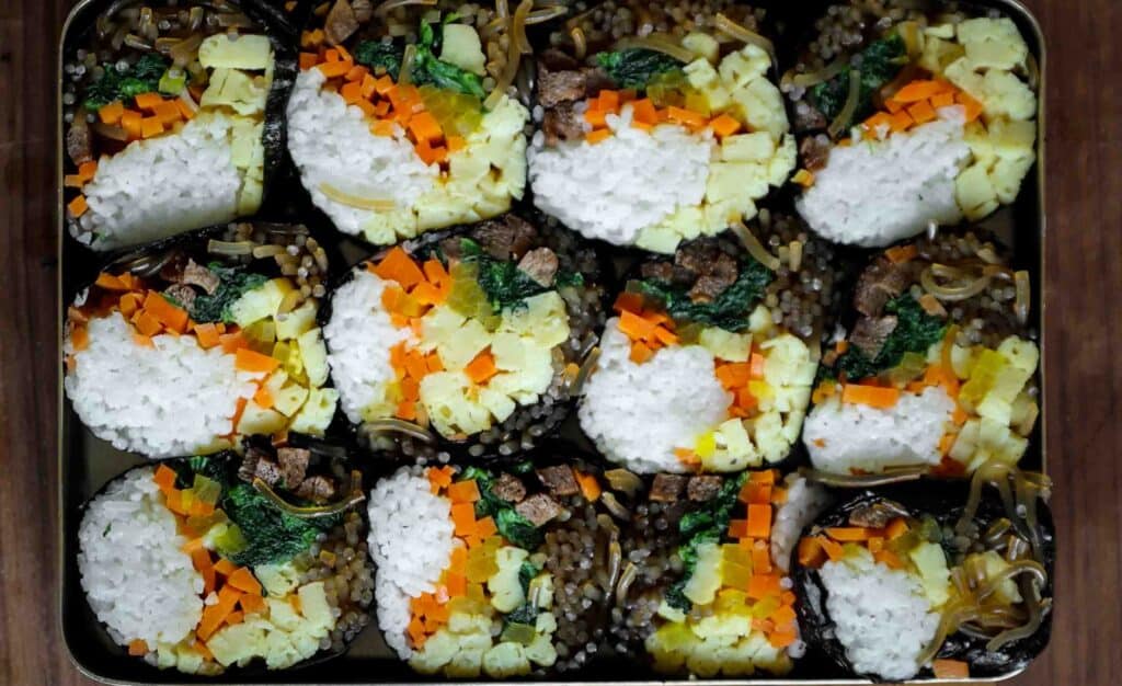 How to Make 4 Stunning Korean Kimbap Recipes. 20 Chunky Kimbap packed