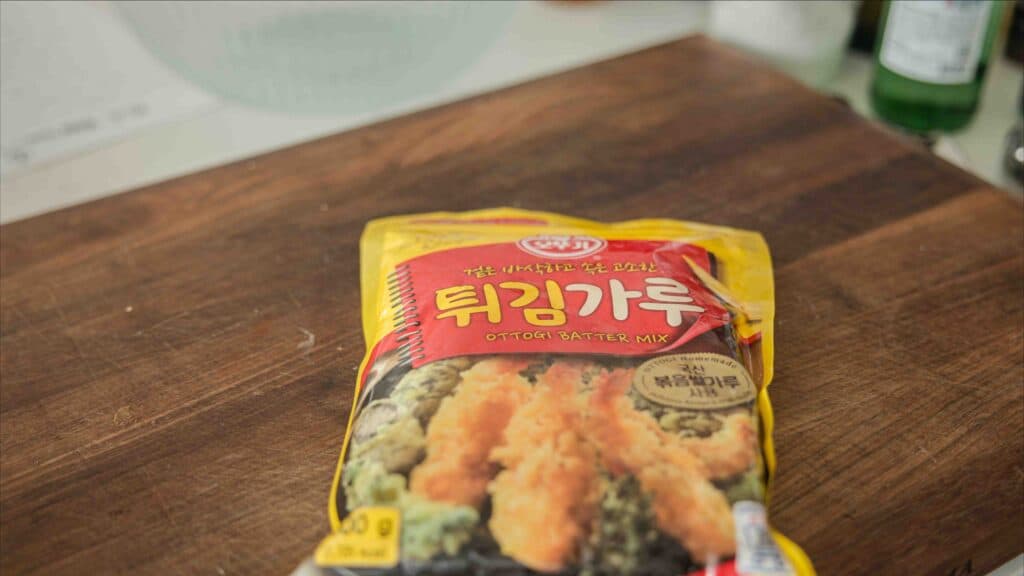 AMAZING Vegan Fried Chicken Recipe (2 Korean Sauces) 6 bag-of-korean-tempura-batter-mix