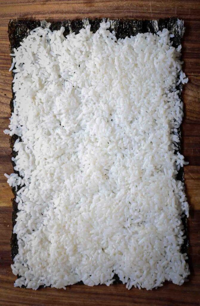 How to Make 4 Stunning Korean Kimbap Recipes. 5 extra long seaweed sheet with rice spread out