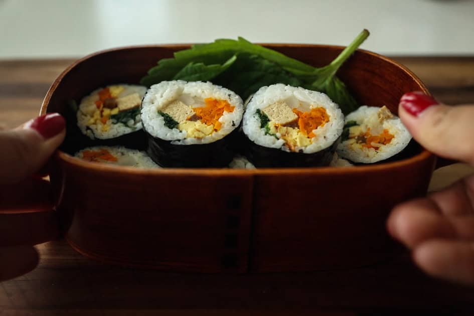 How to Make 4 Stunning Korean Kimbap Recipes. 19 traditional-kimbap-in-wooden-bento-box