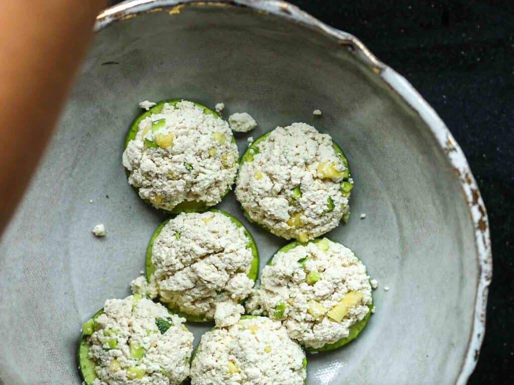 5 Easy Korean Zucchini Recipes (Banchan Side Dishes). 26 Prepped-zucchini-fritters-in-a-bowl