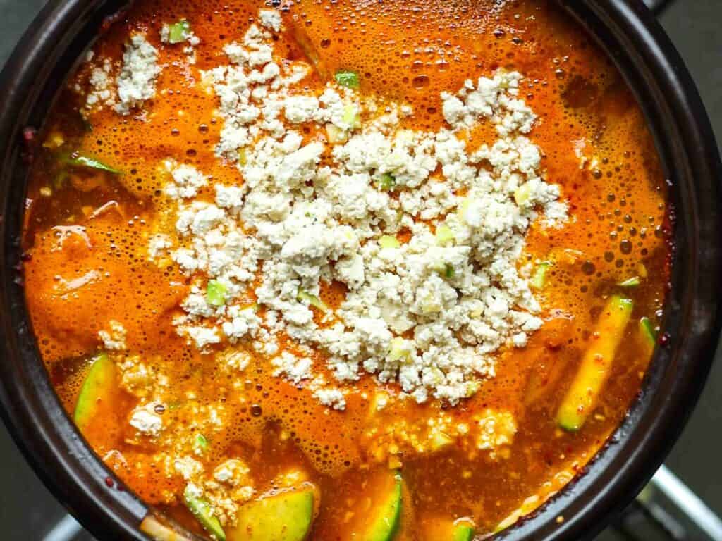 5 Easy Korean Zucchini Recipes (Banchan Side Dishes). 29 gochujang-zucchini-jjigae-with-tofu-added