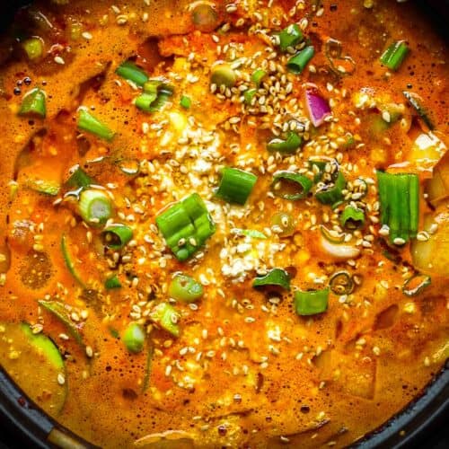 5 Easy Korean Zucchini Recipes (Banchan Side Dishes). 36 hero-shot-of-gochujang-korean-zucchini-jjigae