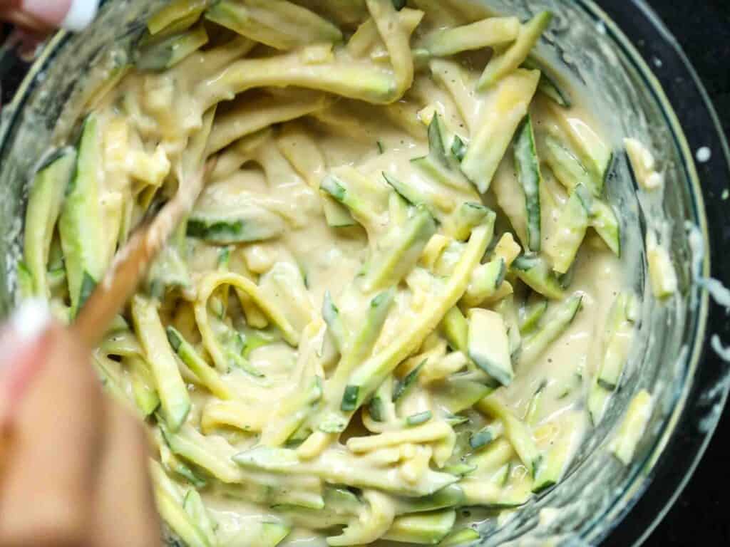 5 Easy Korean Zucchini Recipes (Banchan Side Dishes). 19 mixed-batter-for-zucchini-pancakes