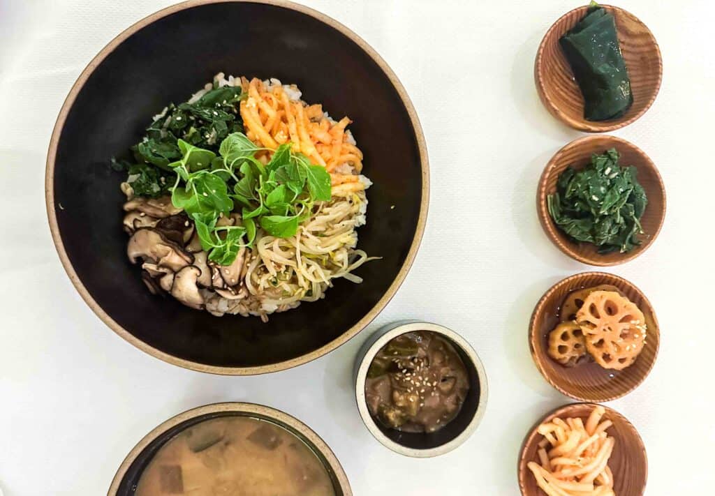 10 Tips To Traveling Vegan in Korea: A Comprehensive Guide. 6 barley bibimbap for vegan in Korea-0215