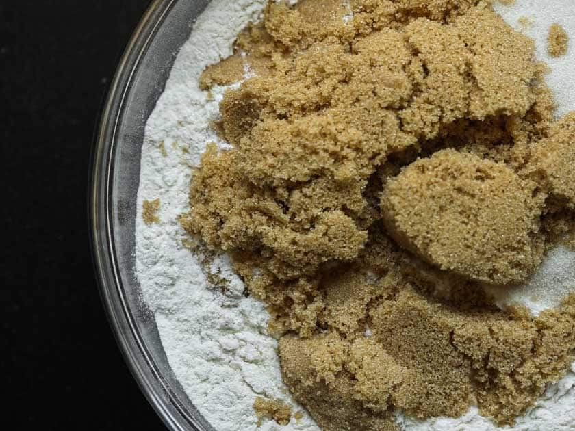 The BEST and FULLY VETTED Vegan Banana Bread Recipe. 6 bowl-of-dry-ingredients-for-vegan-banana-bread