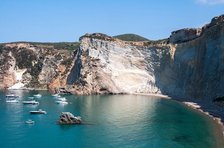 Traveling as a Vegan in Italy: An Easy & Delicious Guide. 31 View from the Chaia di Luna Hotel on the island of Ponza.