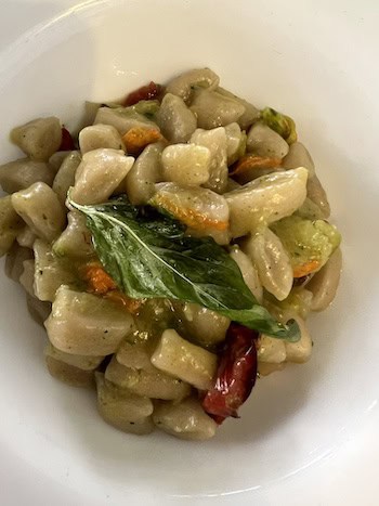Traveling as a Vegan in Italy: An Easy & Delicious Guide. 5 Homemade gnocchi at Rosemary Terra e Sapori.