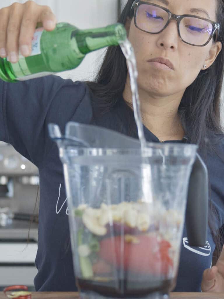 My Mom's Easy and Authentic Korean BBQ Sauce Recipe. 8 pouring-soju