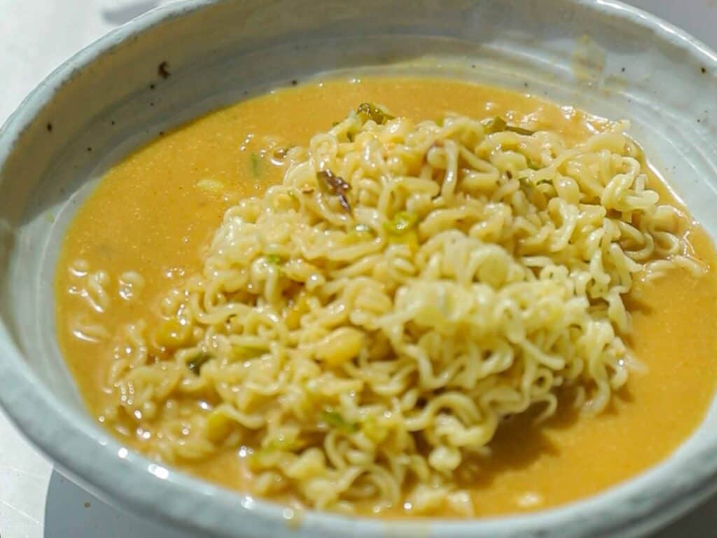 Easy Creamy and Spicy Pumpkin Ramen Recipe (Vegan). 22 ramen noodles with just pumpkin broth
