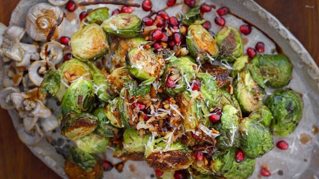 Tips on Making PERFECT Roasted Brussels Sprouts (Easy and Delicious)! 1 hero image of roasted brussels sprouts