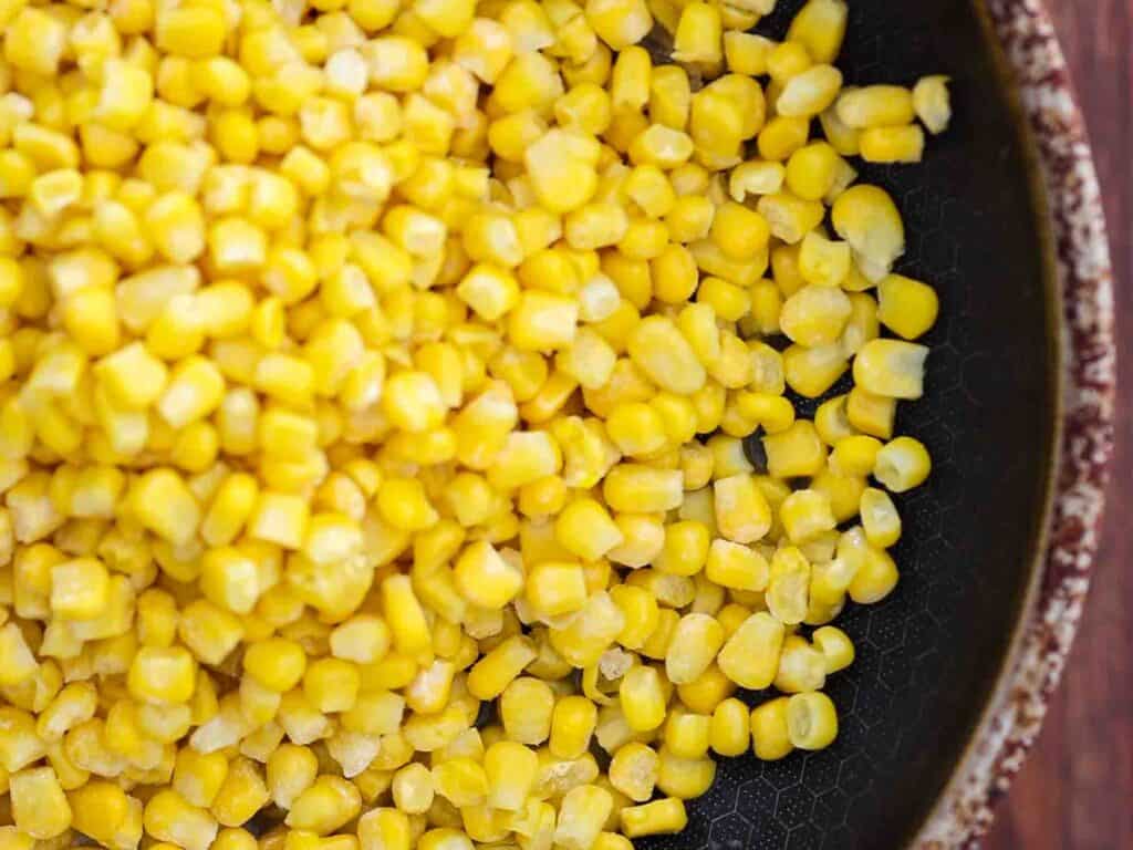 Easy and Delicious Cheesy Corn Soufflé (Dairy-Free and Gluten-Free Options). 3 frozen corn