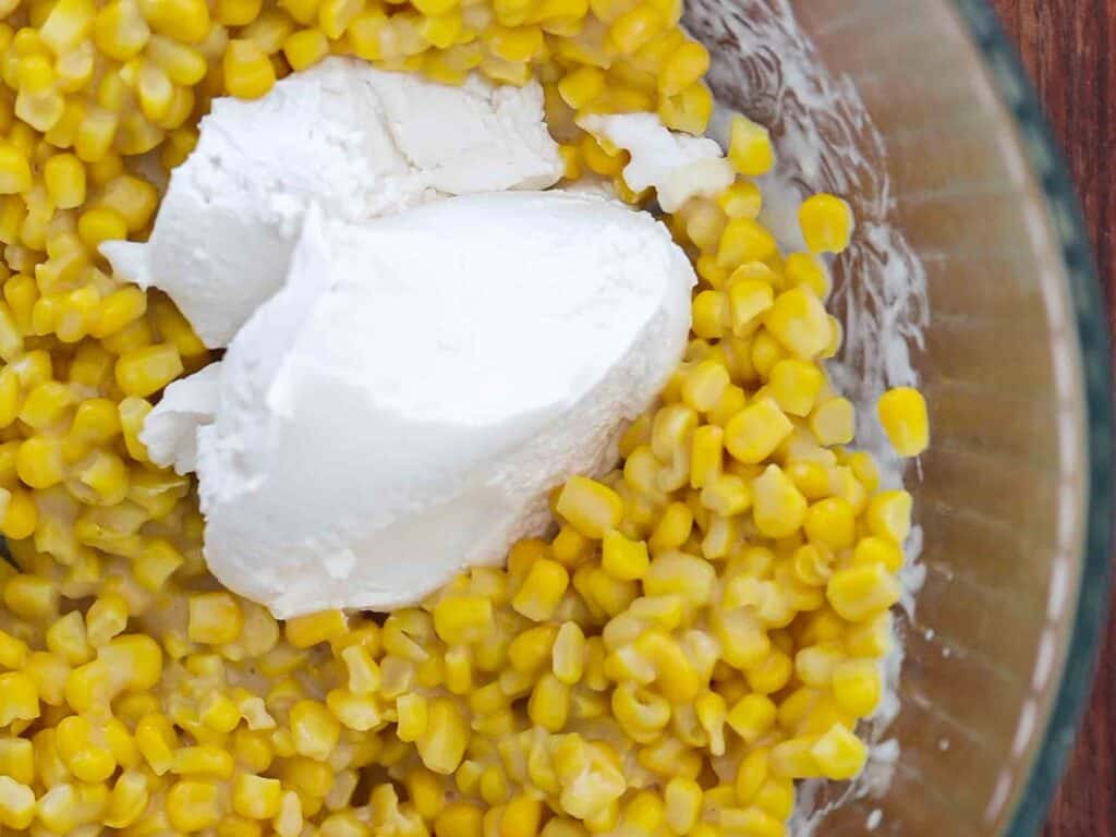 Easy and Delicious Cheesy Corn Soufflé (Dairy-Free and Gluten-Free Options). 10 sour cream to corn