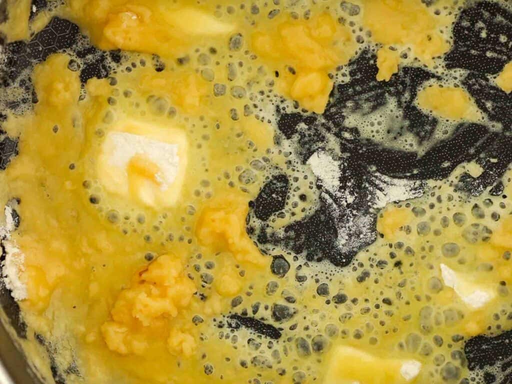 The Creamiest and BEST Vegan Mac 'n Cheese Casserole Recipe. 5 making roux