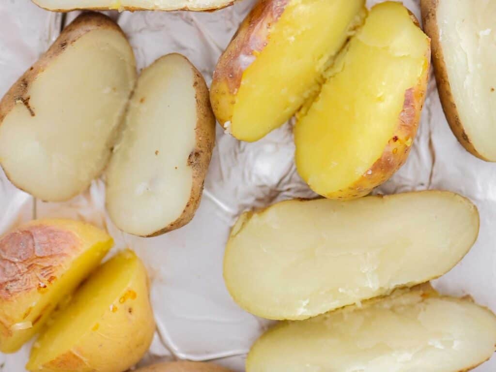 Tips on Making the BEST Creamy Mashed Potatoes (Dairy Free Option)! 3 baked potatoes