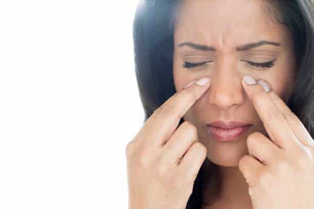 swollen eyes