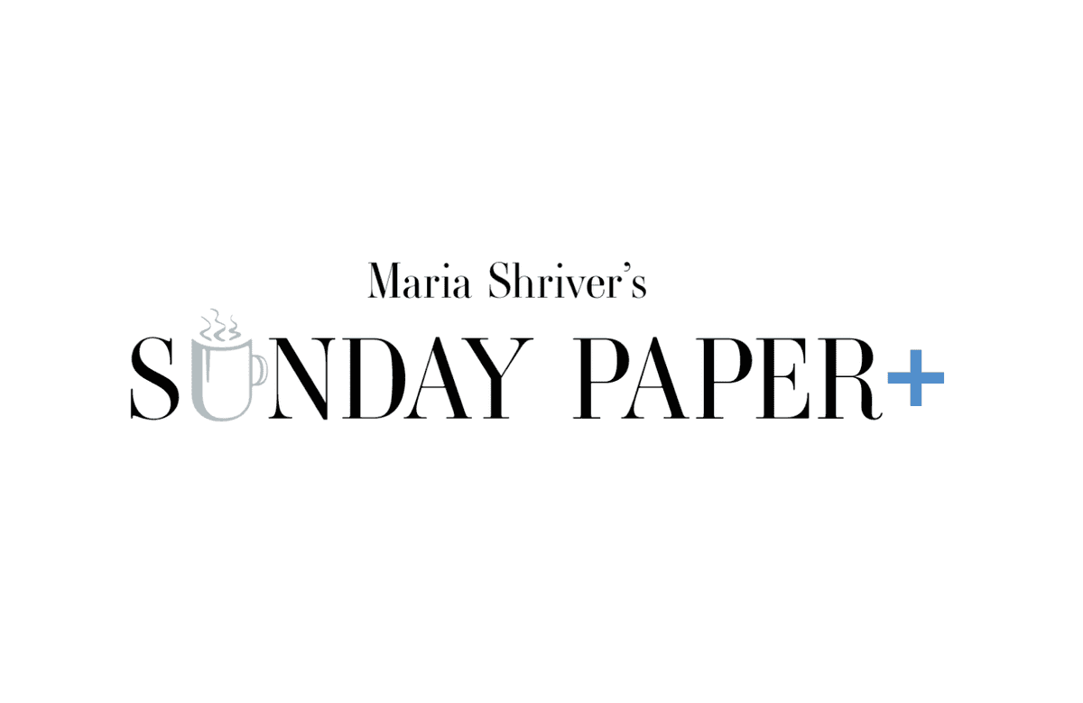 The Korean Vegan's 2025 VEGAN Holiday Gift GUIDE. 57 Logo for Maria Shriver’s Sunday Paper+ with the word SUNDAY featuring a coffee cup in place of the U, a blue plus sign at the end—perfect for readers searching for inspiration or a vegan holiday gift guide.
